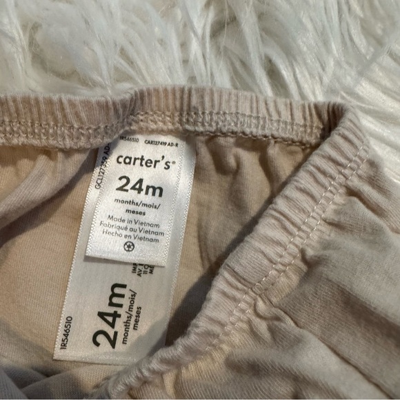 Carter’s Toddler Girl 24M Leopard Print Fleece Sweatshirt Dress & Diaper Cover - Picture 6 of 6